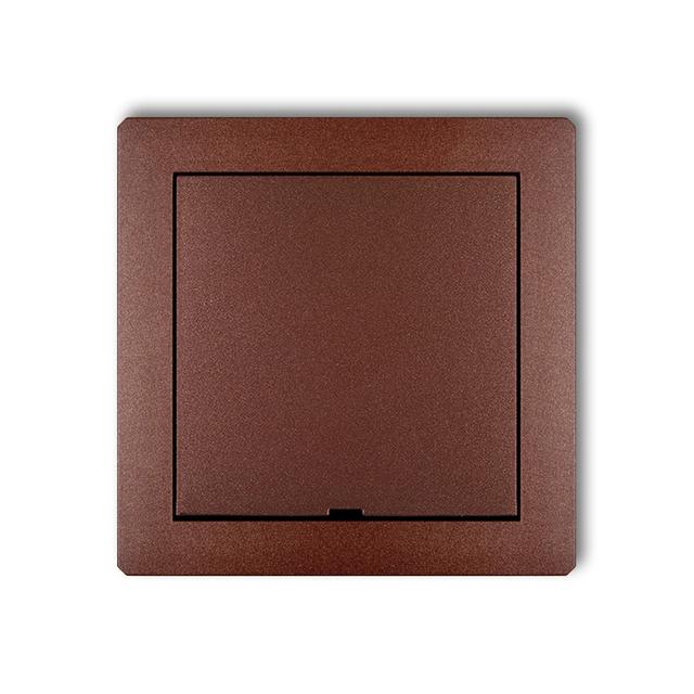 DECO Ramka pośrednia z zaślepką brązowy metalik