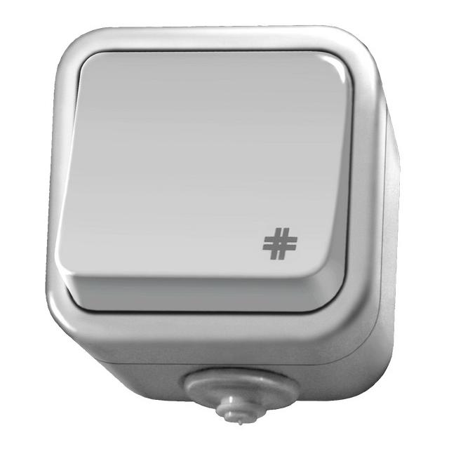 DELFINA Łącznik krzyżowy - kolor biały