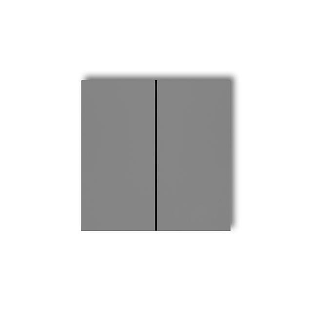 DECO, ICON, MINI Klawisze podwójne do łączników DECO, ICON, MINI (komplet dwóch sztuk) szary mat