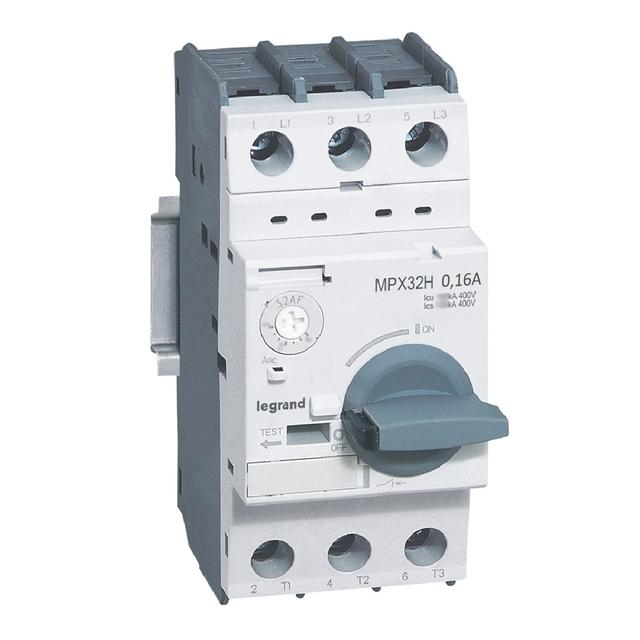 Wyłącznik Silnikowy 3P 0,02Kw 0,1-0,16A Mpx3 32H 417320 LEGRAND