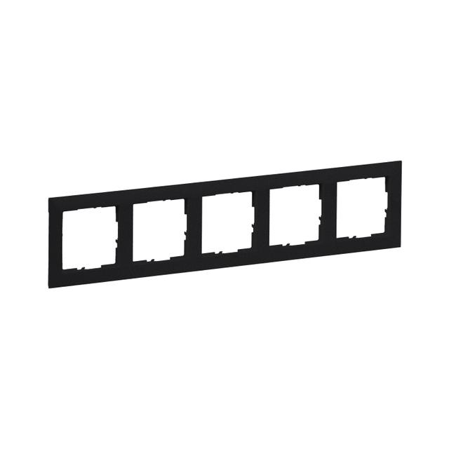 Suno Ramka Pięciokrotna 5-Krotna Czarny 721525 LEGRAND