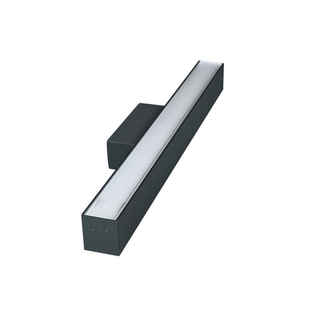 KINKIET QUALIS 56CM 15W 4000K 1800lm CZARNY KLOSZ PC MIKRO