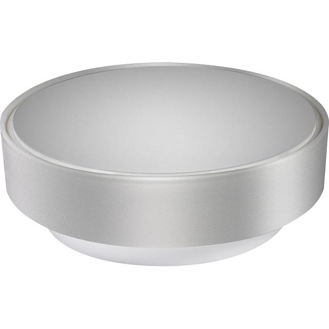 Oprawa oświetleniowa DIONE LED srebrny pierścień, biała podstawa, klosz mleczny b.neutralny 9W, czuj