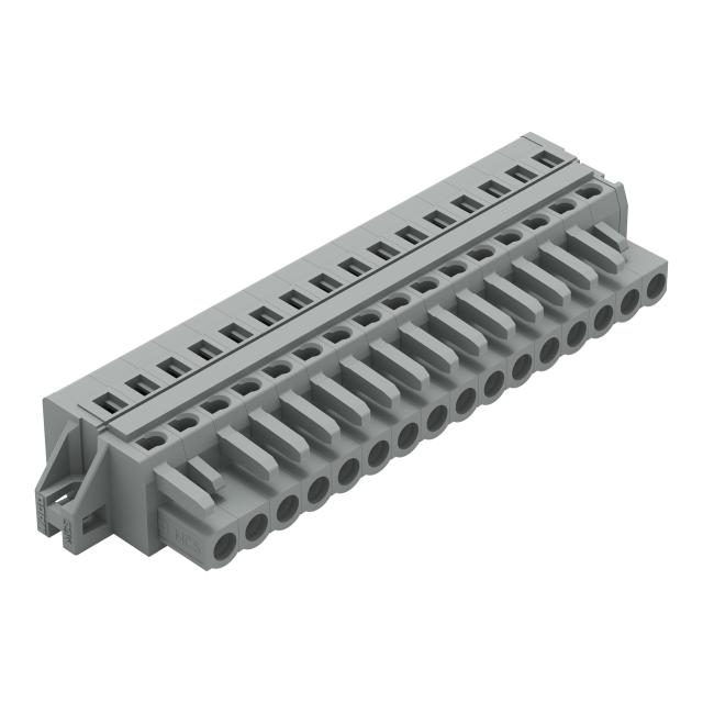 Gniazdo MCS‑MIDI Classic 16‑biegunowe szare raster 5mm 231‑116/027‑000 /10szt./ WAGO