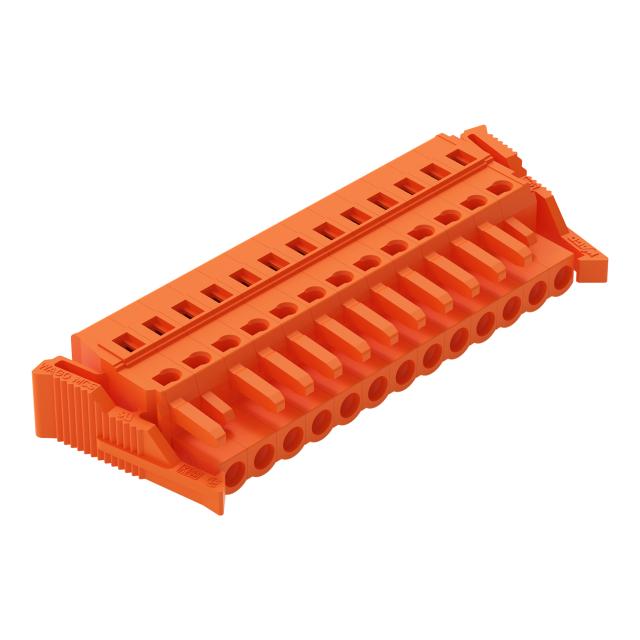 Gniazdo MCS-MIDI Classic 13-biegunowe pomarańczowe raster 5,08mm /25szt./ 231-313/037-000 WAGO