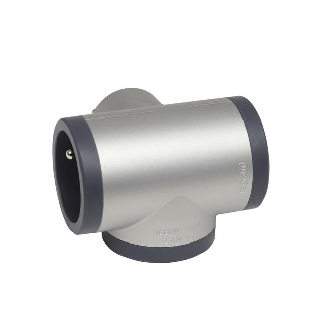 ROZGAŁĘŹNIK 3X2P+Z - ALUMINIUM/GRAFITOWY, Legrand