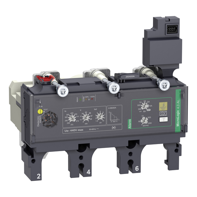 Wyzwalacz elektroniczny, ComPacT NSX, MicroLogic 4.3AL, 3P3D, 400A, do NSX400