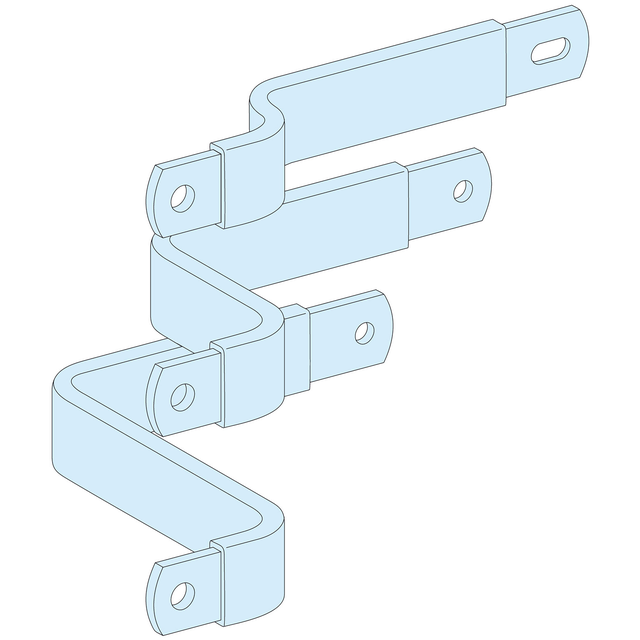 Rozdzielnice PrismaSet, przyłącza do pionowego NSX630 z łącznikami 3P