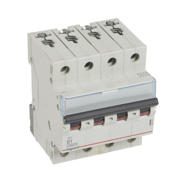 WYŁĄCZNIK NADPRĄDOWY S 314 4P B 1A 10000A SERII TX3, Legrand