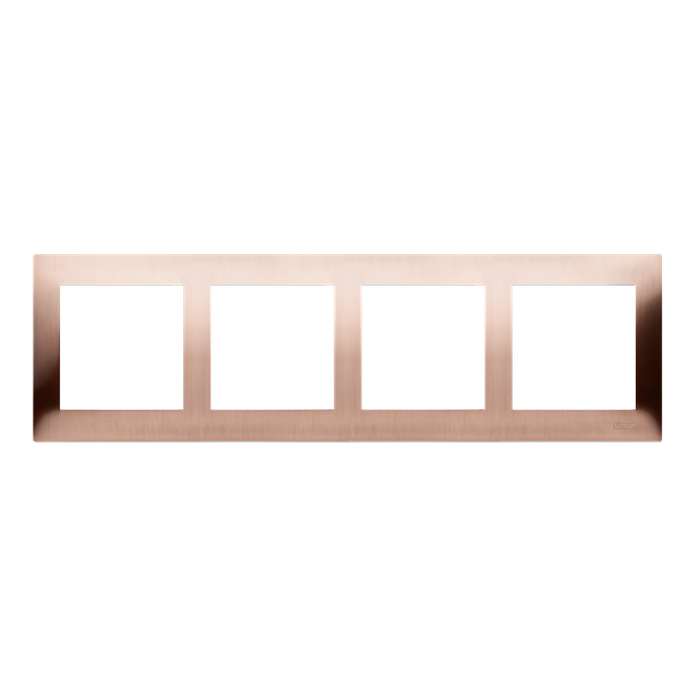 Simon 54 Premium Ramka 4-krotna PREMIUM IP20 / IP44 miedź rustykalna DR4/36 KONTAKT