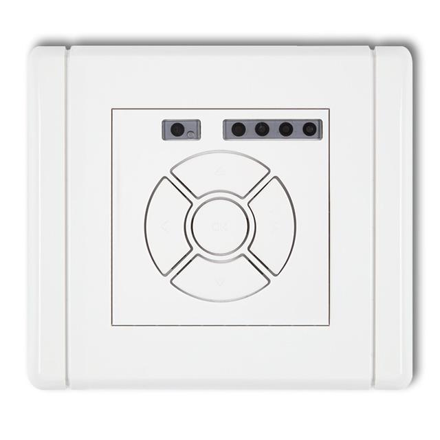 FLEXI Elektroniczny sterownik roletowy (przycisk strefowy) biały FSR-5 KARLIK