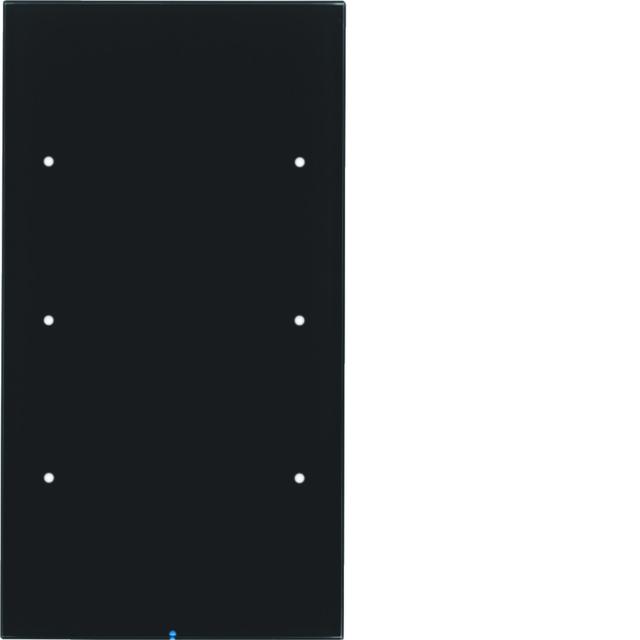 BERKER R.3 Sensor dotykowy 3-krotny szkło czarny 75143855 HAGER