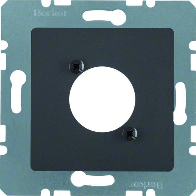 BERKER B.X Płytka czołowa do gniazd XLR antracyt 14121606 HAGER