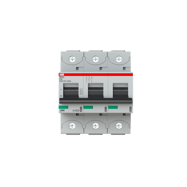 S803C-C50 Wyłącznik nadprądowy 25kA 3P C50A 2CCS883001R0504 ABB
