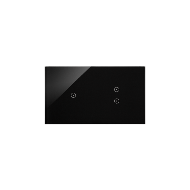 Simon 54 Touch Panel dotykowy S54 Touch 2 moduły 1 pole dotykowe + 2 pola dotykowe pionowe zastygła lawa DSTR213/73 KONTAKT