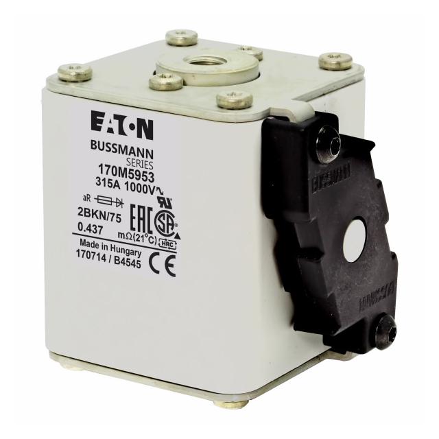 FUSE 315A 1000V 2BKN/75 AR UR Wkładka szybka 315A AC 1000V rozmiar 2 59x77x75 mm aR IEC UL 170M5953