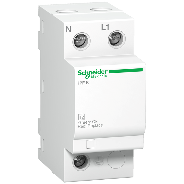 Ogranicznik przepięć Acti9 iPFK20-T2-1N 1P+N T2 20 kA A9L15692 SCHNEIDER