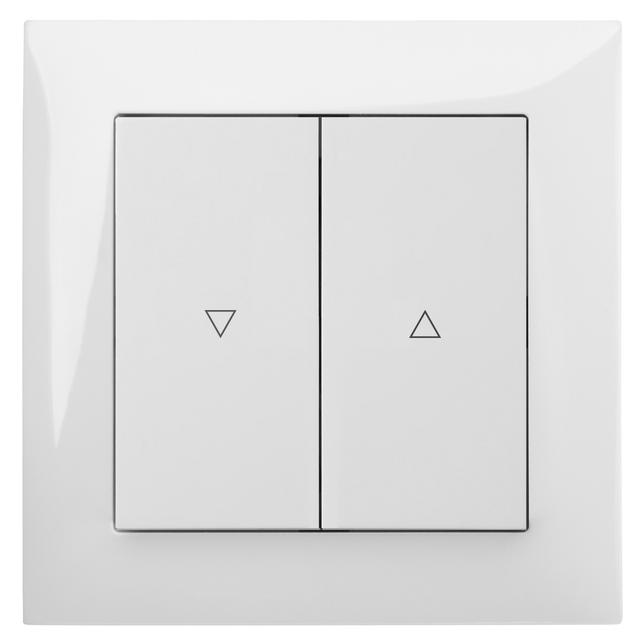 SENTIA: b/r Łącznik żaluzjowy biały IP 20