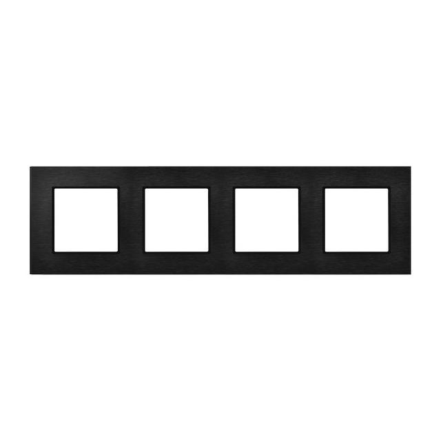 ARIA Ramka poczwórna - kolor szczotkowany antracyt