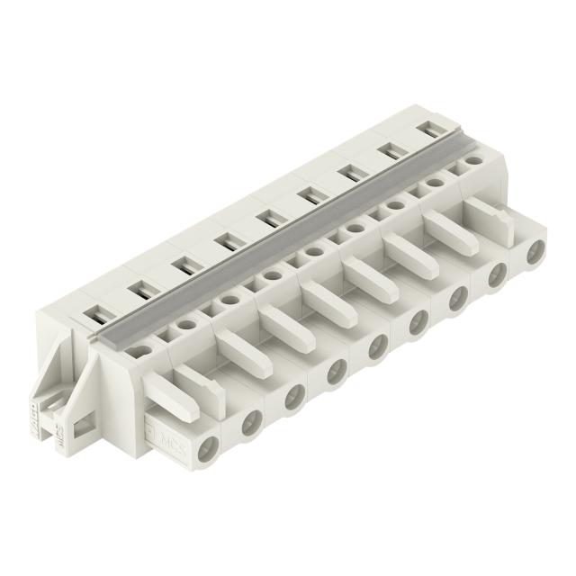 Gniazdo MCS‑MIDI Classic 9‑biegunowe jasnoszare raster 7,5mm 721‑209/027‑000 /25szt./ WAGO