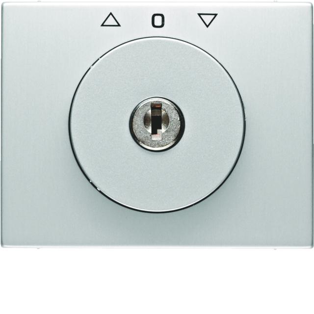 K.5 Płytka czołowa z kluczykiem do łącznika żaluzjowego obrotowego, aluminium 1079730300 HAGER