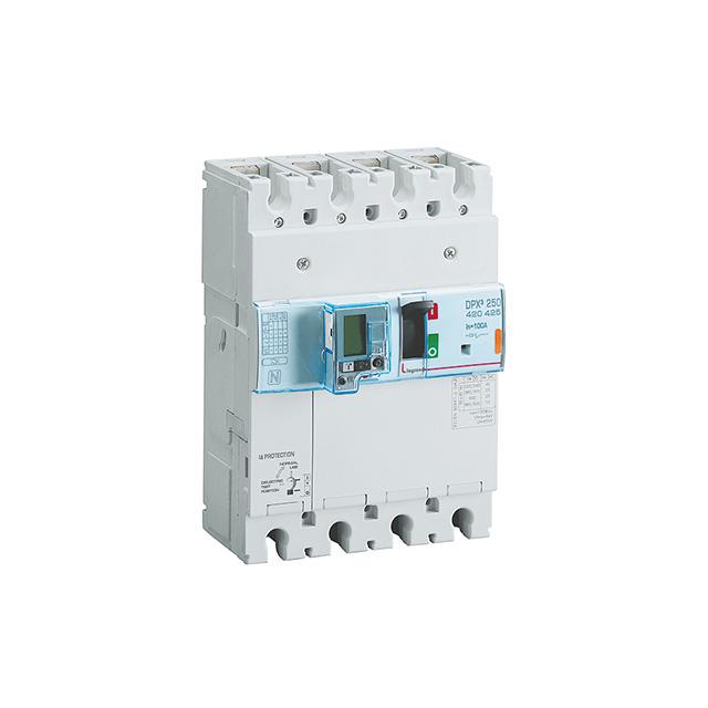 Wyłącznik DPX3 250 El+P Z Zab. R-Pr.4P 100A 25Ka 420425 LEGRAND