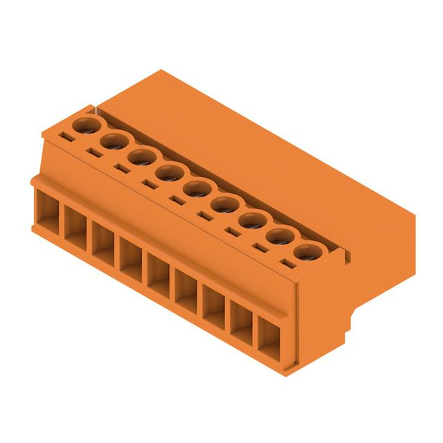 SCZ 3.81/09/180G SN OR BX Wtyk PCB (złącze wiązki), 3.81 mm, Liczba biegunów: 9, Przyłącze z jarzmem /50szt./ 1969630000 WEIDMÜLLER