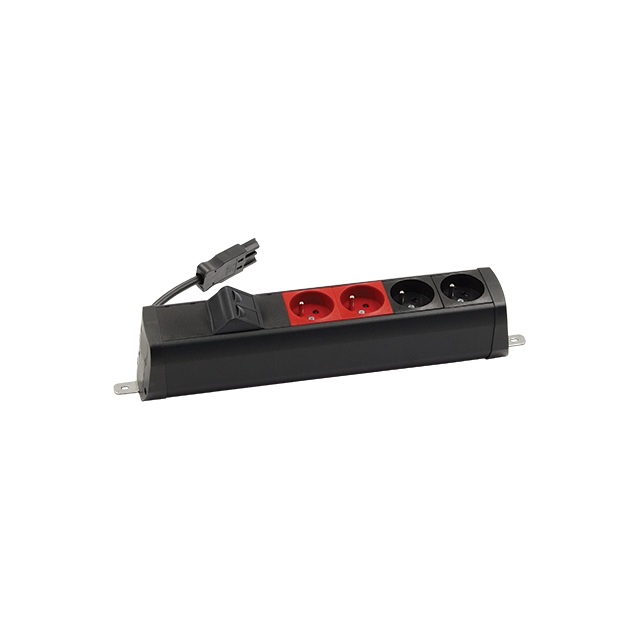 Simon 480 TS48-220E220K0-44 Listwa poszerzona 2 gn. typ E 2 gn. UPS i płytka 2xRJ45 keystone złącz 48220E220K00000-44 KONTAKT