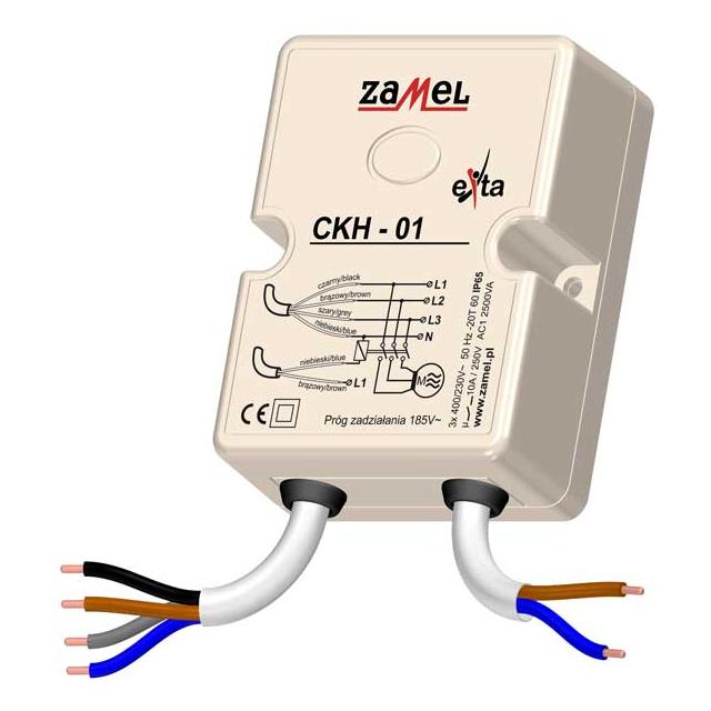 CZUJNIK KOLEJNOŚCI FAZ 230/400V AC TYP: CKH-01 EXT10000018 EXT10000018-WPL ZAMEL