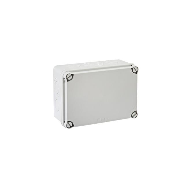 PUSZKA SERII „LIGHT” PUSZKA INSTALACYJNA LIGHT POKRYWA PEŁNA, Z OSŁABIENIAMI 162x116x76 (6xM25, 4xM40) IP66/67 EX-161 PCE