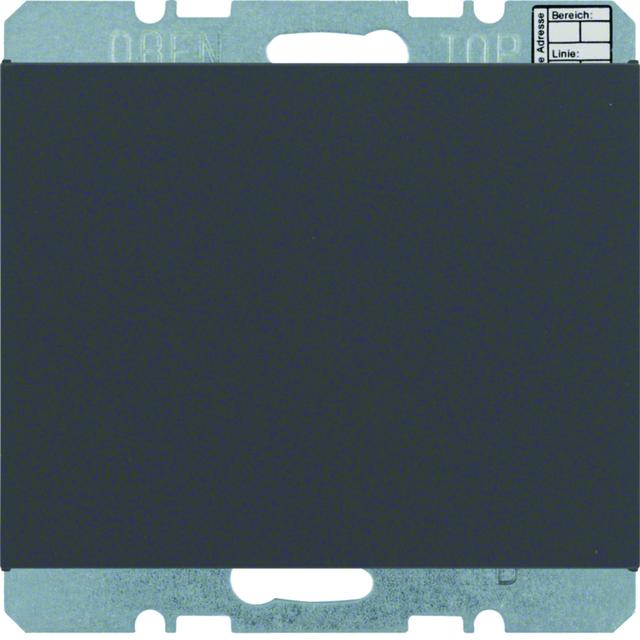 BERKER KNX system K.1 Regulator temperatury bez sterowania ręcznego z interfejsem uniwersalnym antracyt mat lakierowana. 75441275 HAGER