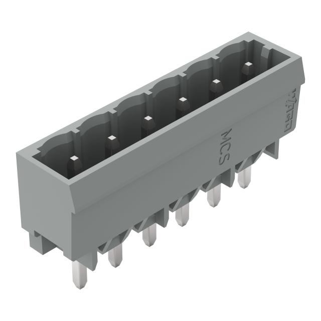 MCS-MIDI Classic wtyk 6-bieg. szary raster 5 mm /200szt./ WAGO