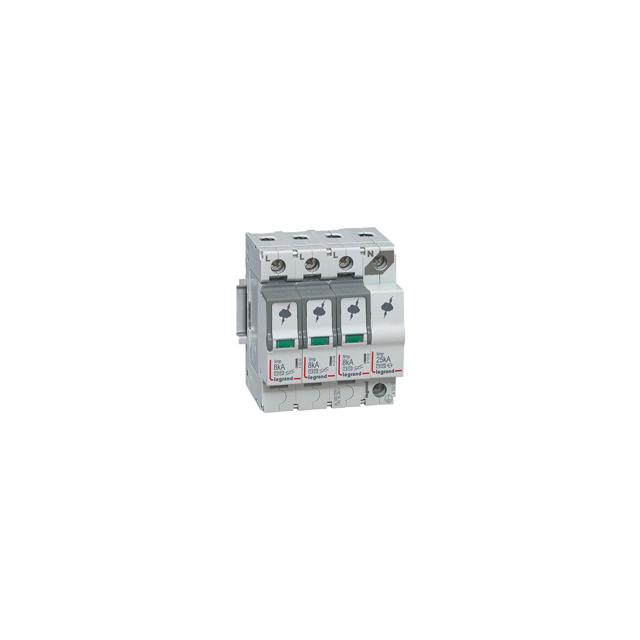 OGRANICZNIK PRZEPIĘĆ T1+T2 8/50 3P+N, Legrand