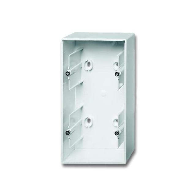 BASIC55 Adapter nadtynkowy 2-krotny biały alpejski