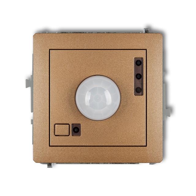 DECO Mechanizm elektronicznego czujnika ruchu złoty metalik