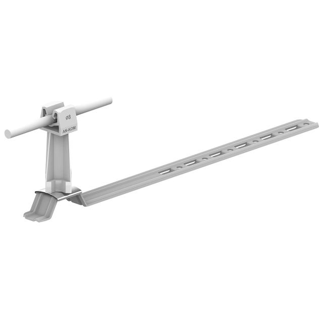 AN-20KP/OG/S-N Uchw.dach.uniw.Z-zatrz. L=42cm,H=7cm /OG/ szary