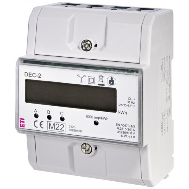 Wskaźnik zużycia energii 3-fazowy DEC-2 004804051 ETI