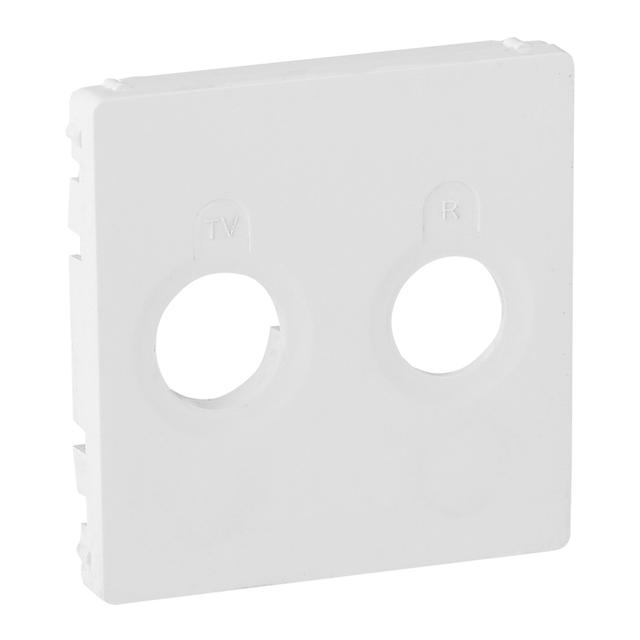 VALENA LIFE PLAKIETKA GNIAZDA TV-RD BIAŁE, Legrand