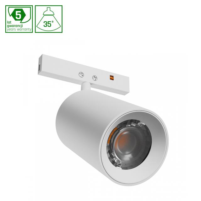 SYSTEM SHIFT NANO - SPOT OPRAWA NA SZYNOPRZEWÓD 35x55x81MM 5W 35ST BIAŁY 5 LAT GW.