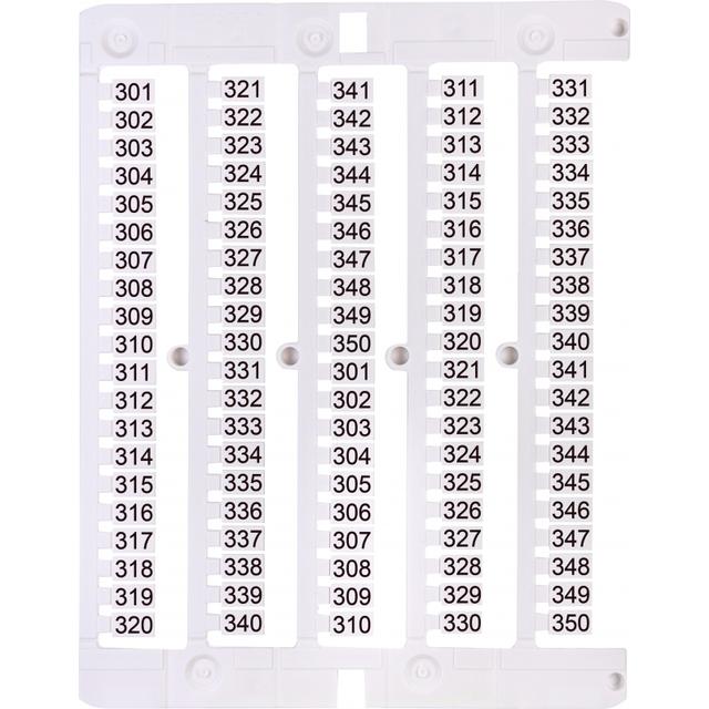 Oznacznik 301 do 350 (100 szt.) ES-NU0851301 003903083 ETI