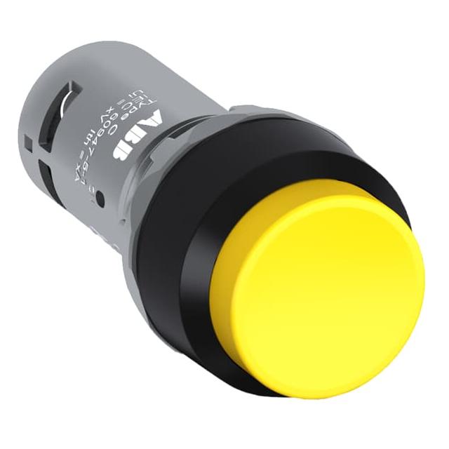 Przycisk wypukły monostabilny 1NO1NC żółty CP3-10Y-11