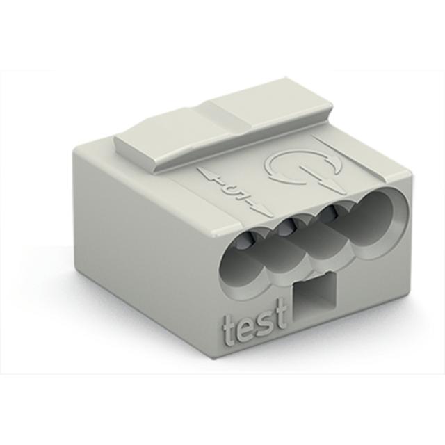 Szybkozłączka MIKRO 4x 0,6‑0,8mm2 jasnoszara 243‑304 /100szt./ WAGO
