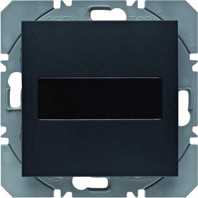 BERKER B.X/S.1 KNX RF Przycisk pojedynczy płaski z baterią słoneczną antracyt 85655185 HAGER