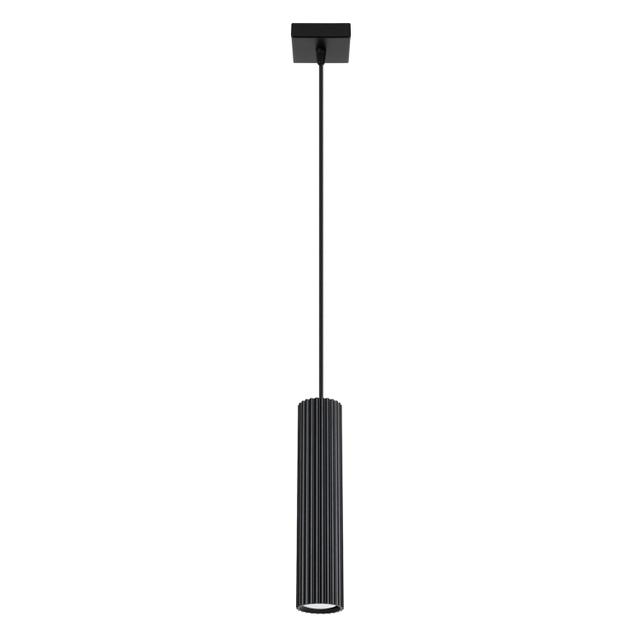 Sollux Lampa wisząca KARBON 1 czarny SL.1573