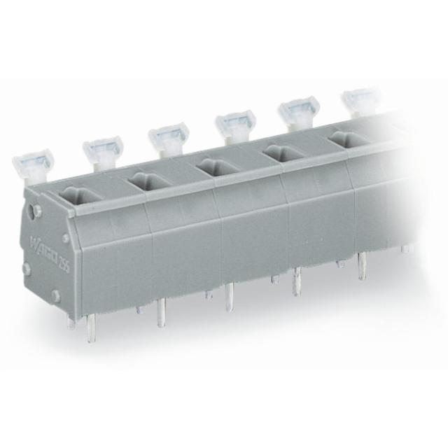 listwa zaciskowa do pł. drukowanych 9-bieg. szara raster 10/10,16 mm