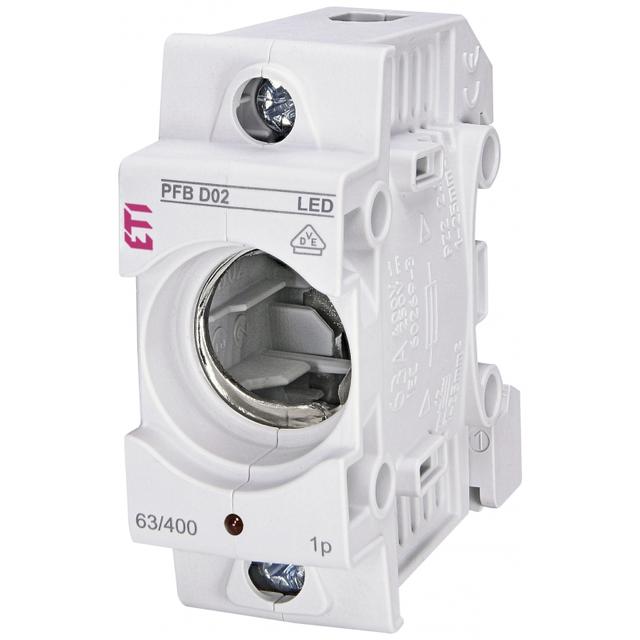 Gniazdo bezpiecznikowe PFB D02 PFB D02 1p LED 002510022 ETI