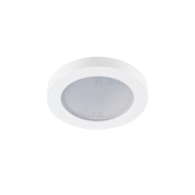 FLINI IP44 DSO-W Oczko sufitowe FLINI IP44 DSO-W okrągły stop aluminium kolor biały 1XGx5,3/GU10 KAN
