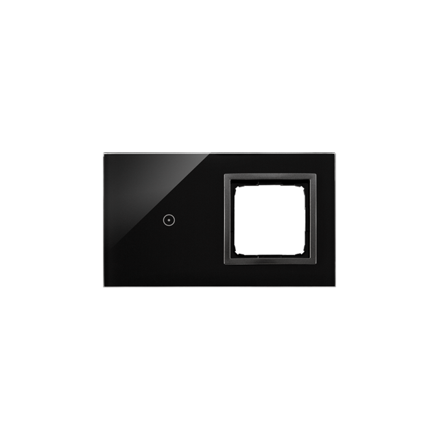 Simon 54 Touch Panel dotykowy S54 Touch 2 moduły 1 pole dotykowe + 1 otwór na osprzęt S54 zastygła lawa DSTR210/73 KONTAKT
