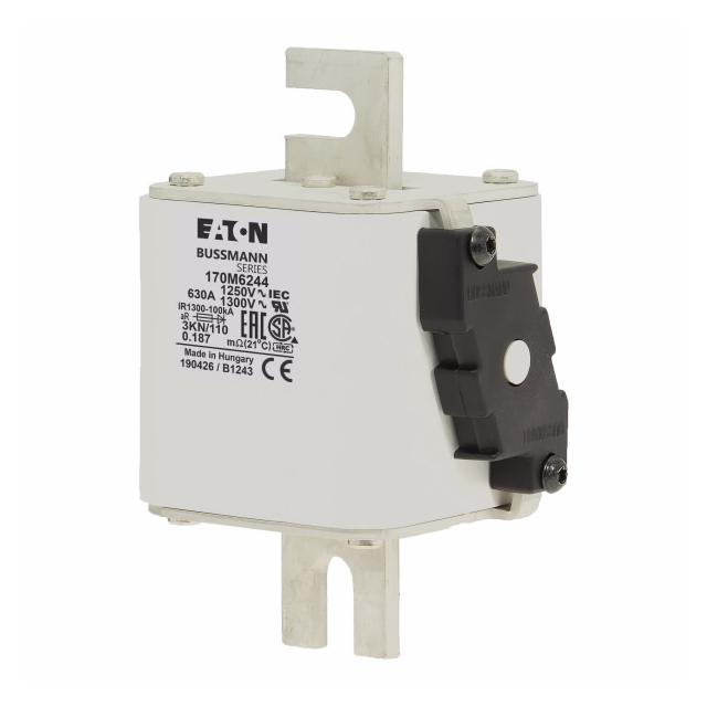 FUSE 630A 1250V 3KN/110 AR CU Wkładka szybka 630A AC 1250V rozmiar 3 76x92x139 mm aR DIN I 170M6244