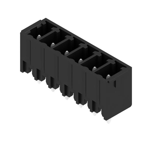 SC 3.81/06/180G 3.2SN BK BX Wtyki PCB (złącza płyty), 3.81 mm, Liczba biegunów: 6, kąt odejścia: 180° /50szt./ 1793560000 WEIDMÜLLER